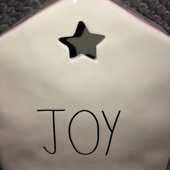 Rae Dunn Large JOY Christmas House - Picture 3 of 5
